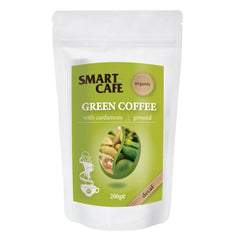Dragon Superfoods Organic Green Coffee With Cardamon Ground Decaf 200g
