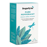 Dragonfly Tea Pure Peppermint Organic Herbal Infusion 20 Sachets