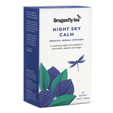 Dragonfly Tea Night Sky Calm Organic Herbal Infusion 20 Sachets