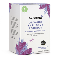 Dragonfly Tea Organic Earl Grey Rooibos 40 Teabags