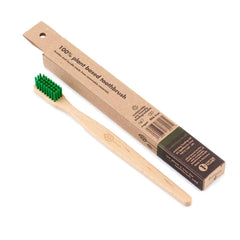 ecoLiving 100% Plant Based Toothbrush Adult Medium Green