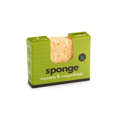 ecoLiving Sponge Reusable + Compostable (1 Pack) Small