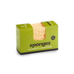 ecoLiving Sponge Reusable & Compostable (2 Pack) Small