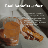 Zooki Electrolytes+ Energy and Focus Peach Flavour 7 Sachets