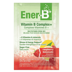 Ener-Life Ener-B Vitamin B Complex+ Raspberry Lemonade 30 Sachets
