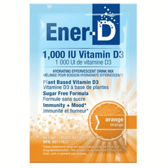 Ener-Life Ener-D 1,000IU Vitamin D3 Orange 24 Sachets