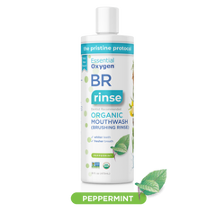 Essential Oxygen BR Rinse Organic Mouthwash Peppermint 473ml