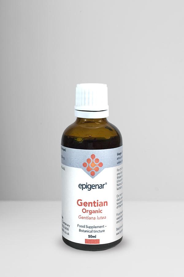 Epigenar Gentian (Gentiana lutea) Tincture 50ml (Organic)