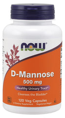 D-Mannose, 500mg - 240 vcaps | NOW Foods