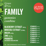 Grass & Co Family Greens Mixed Berry Gummies 60s