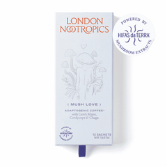 London Nootropics Fantastic Fungi (Mush Love) Adaptogenic Coffee with Lion's Mane, Cordyceps & Chaga 12 Sachets