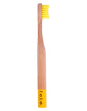 F.E.T.E Bamboo Toothbrush Children's Soft Bristles - Happy Yellow (single)