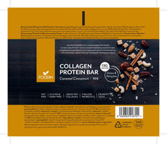 Foodin Collagen Protein Bar Caramel Cinnamon 50g