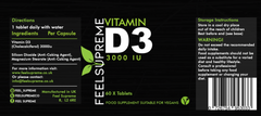 Feel Supreme Vitamin D3 3000iu 60's