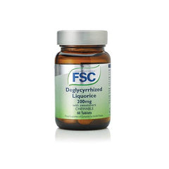 FSC (The Food Supplement Company) Deglycyrrhized Liquorice 200mg 60's
