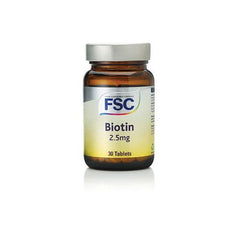 FSC (The Food Supplement Company) Biotin 2.5mg 30's