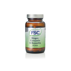 FSC (The Food Supplement Company) Ginger, Curcumin & Boswellia 120's