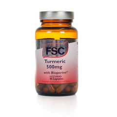 FSC (The Food Supplement Company) Turmeric 500mg with Bioperine 90's