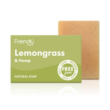 Friendly Soap Lemongrass & Hemp Natural Soap 95g