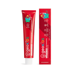 GeoKids Fluoride Free Toothpaste with Hydroxyapatite Strawberry 75ml