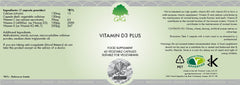 G&G Vitamins Vitamin D3 Plus 60's