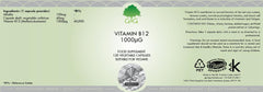 G&G Vitamins Vitamin B12 1000ug 120's