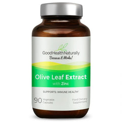 Good Health Naturally Olive Leaf Extract with Zinc 90's