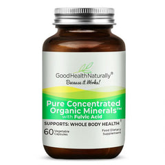Good Health Naturally Pure Concentrated Organic Minerals 60's