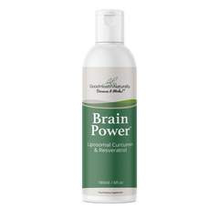 Good Health Naturally Brain Power Liposomal Curcumin & Resveratrol 180ml