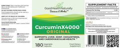 Good Health Naturally Curcumin X4000 Original 180's