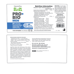 NaturesPlus GI Nutra Pro-Bio Men 30’s