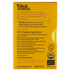 Taka Turmeric Ginger Lemon Teabags 15s