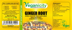 Veganicity Ginger Root 550mg
