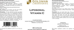 Goldman Laboratories Liposomal Vitamin C 500mg 60's