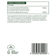 Natures Aid Glucosamine & Chondroitin (High Strength) 90s