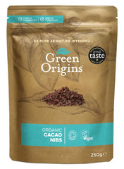 Green Origins Organic Cacao Nibs 250g