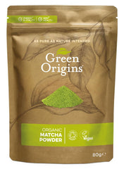 Green Origins Organic Matcha Green Tea Powder (Ceremonial) 80g