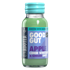 Unrooted Good Gut Apple Cider Vinegar & Ginger Shot 12x60ml CASE