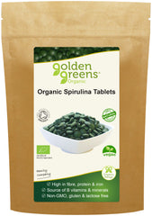 Golden Greens (Greens Organic) Organic Spirulina Tablets 120's