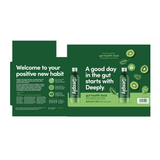 Deeply Gut Health Food Spinach & Kiwi with Seaweed 4x455ml CASE