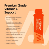 Well.Actually. HA Liposomal Vitamin C 1000mg Orange Twist Flavour 5 Sachets