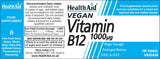 Health Aid Vegan Vitamin B12 1000ug 100's