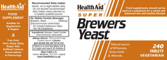 Health Aid Super Brewers Yeast 240's