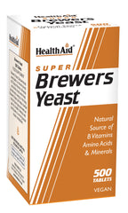 Health Aid Super Brewers Yeast 500's