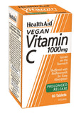 Health Aid Vegan Vitamin C 1000mg Prolonged Release 60's