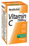 Health Aid Vegan Vitamin C 1500mg Prolonged Release 30's
