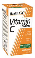 Health Aid Vegan Vitamin C 1500mg Prolonged Release 100's