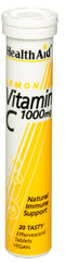 Health Aid Vitamin C 1000mg Effervescent Lemon Flavour 20's