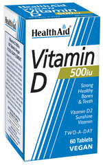 Health Aid Vitamin D 500iu 60's