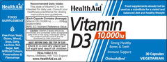 Health Aid Vitamin D3 10,000iu 30's